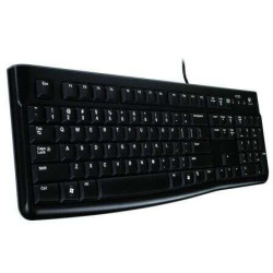 Logitech K120 USB Keyboard - Spill-Resistant - 1.50m Cable