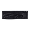 Logitech K270 Teclado Sem Fios USB - Resistente a Salpicos - Teclas de Acesso Rápido - Cor Preto