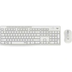 Logitech MK295 Pack Sem Fios Teclado + Rato 1000dpi 3 Botões - Teclas e Botões Silenciosos - Uso Ambidestro - Cor Branco