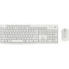 Logitech MK295 Pack Sem Fios Teclado + Rato 1000dpi 3 Botões - Teclas e Botões Silenciosos - Uso Ambidestro - Cor Branco