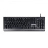 Coolbox TEC04DNI Clavier USB avec Lecteur Carte à Puce PC/SC 2.0 pour DNIe ou Carte Santé Espagnole - Espagnol - Noir