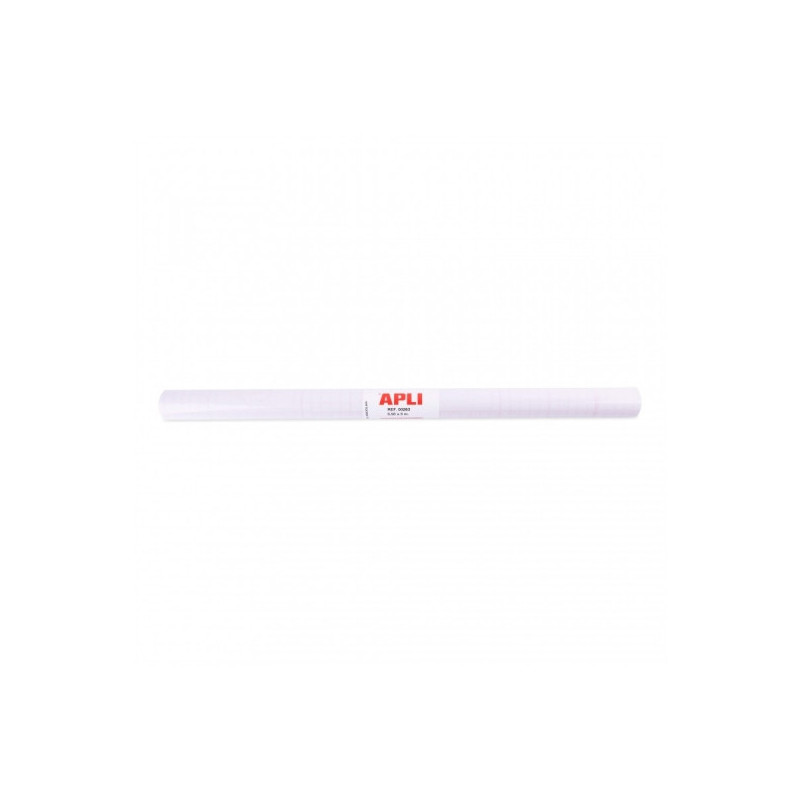 Apli Transparent Polypropylene Roll 3x0,50m 50 microns - Repositionable Adhesive - Easy Peel System - Precision Grid - High