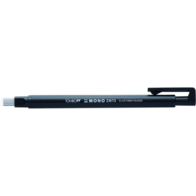 Tombow Mono Zero Portagomas - Punta Rectangular de 2.5x5mm - Capuchon de Proteccion - Mecanismo de Giro - Libre de PVC y Latex -