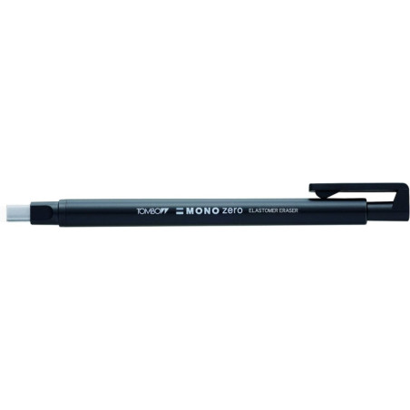 Tombow Mono Zero Portagomas - Punta Rectangular de 2.5x5mm - Capuchon de Proteccion - Mecanismo de Giro - Libre de PVC y Latex -