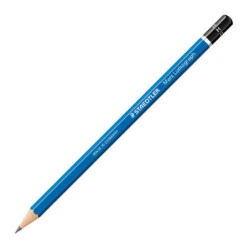 Staedtler Mars Lumograph 100 Crayon Graphite Hexagonal - Mine H Ultra-résistante de 2mm - Bois de Forêts Gérées Durablement