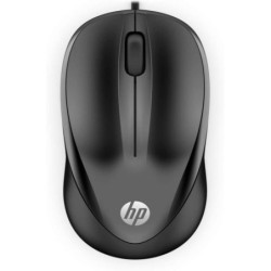 HP 1000 USB Mouse 1200dpi - 3 Buttons - Ambidextrous Use - 1.50m Cable - Black