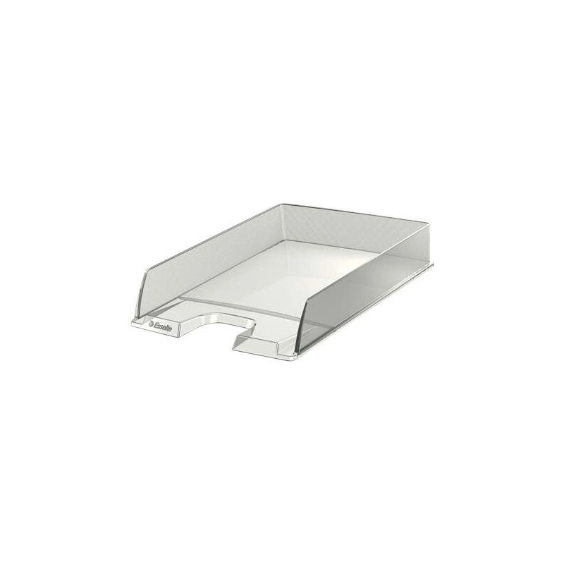 Esselte Europost Document Tray - Transparent Plastic - Vertical Format - A4 - Crystal
