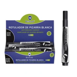 Bismark Marcador para Quadro 3mm - Ponta Fina - Tinta de Secagem Rápida - Fácil de Apagar - Cor Preto