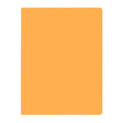 Gio By Elba Sous-chemise Simple Semi-Intense A4 - Carton de 180gr - Taille A4 - Couleur Orange