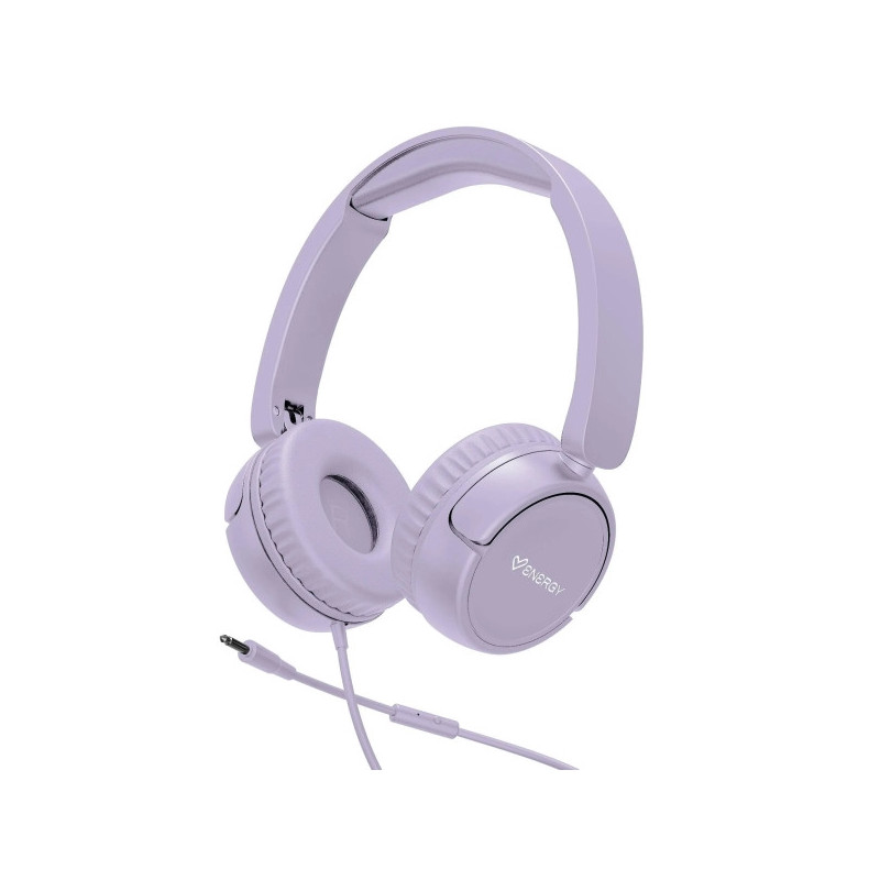 Energy Sistem Urban Auscultadores com Fio - DeepBass - Fita Extensível - Microfone Integrado - Ligação Minijack 3.5mm