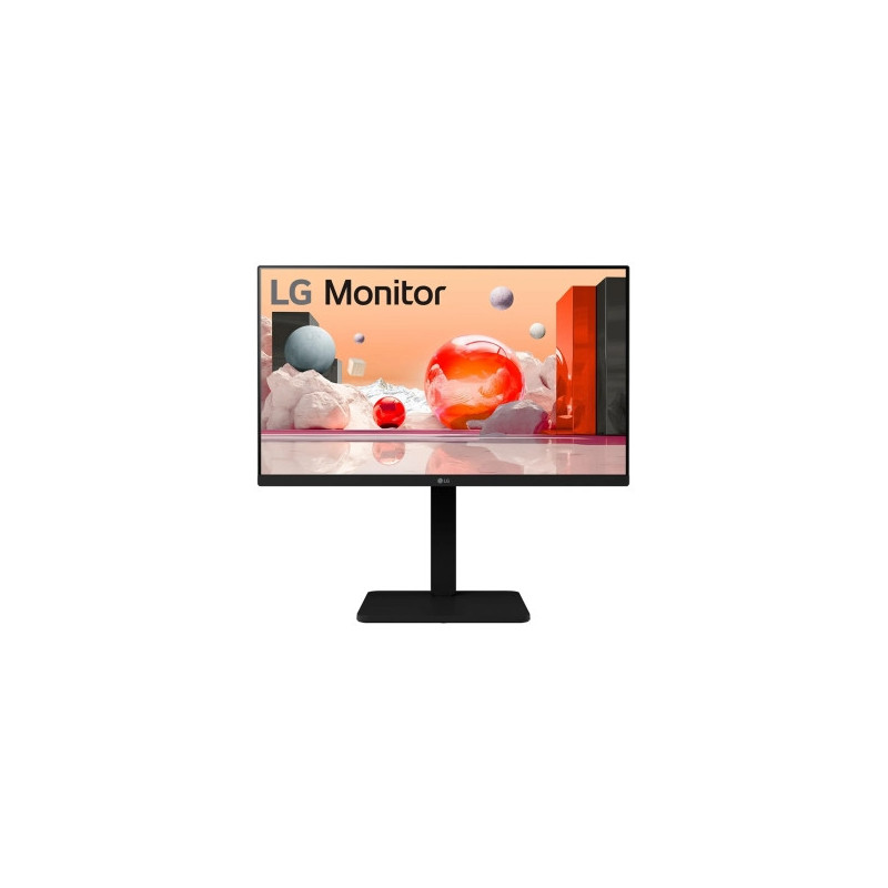 LG 24BA560-T Monitor 23.8" IPS FullHD 100Hz - Respuesta 5ms - Regulable en Altura, Giratorio e Inclinable - Altavoces 4W - HDMI,