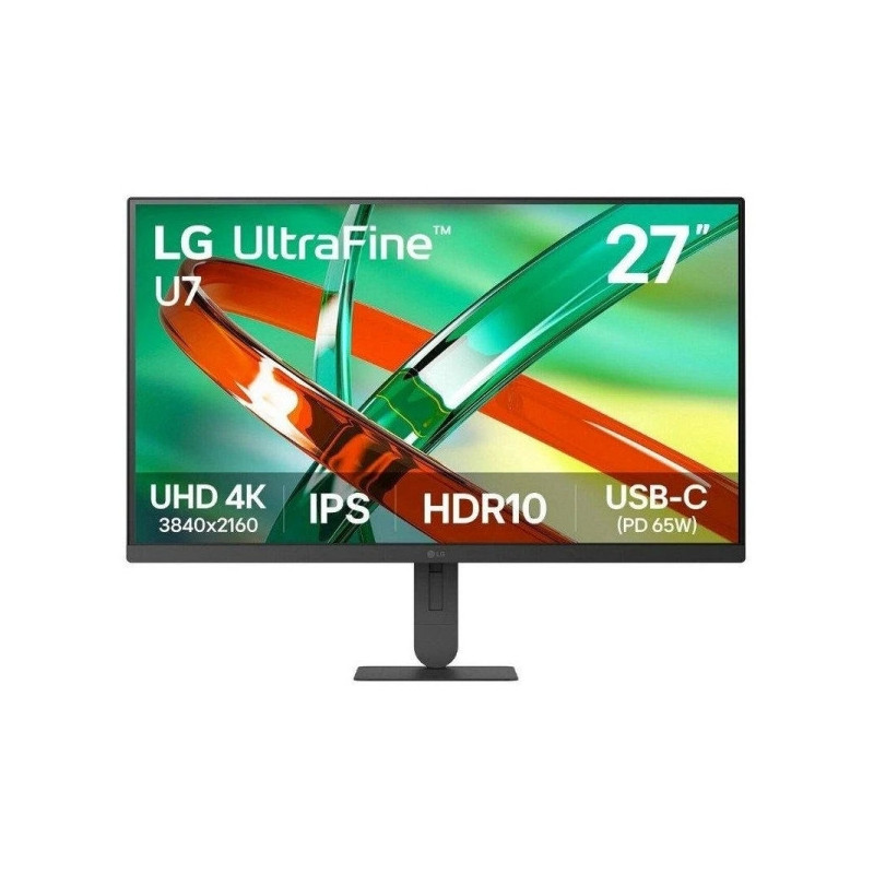 LG 27U730B-B Monitor LED 27" IPS UltraHD 4K 60Hz HDR10 - Respuesta 5ms - Ajustable en Altura - HDMI, Displayport, USB-C, USB-A -