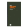 Finocam P499 Recambio para Agenda Plana - Anual 2027 - Semana Vista Horizontal - Formato PL4 - 80x150mm - Papel de 60g/m2 - Colo
