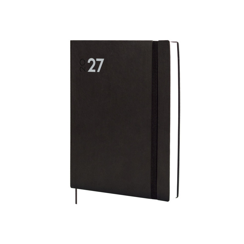 Finocam Dynamic Mara Agenda Profesional - Anual 2027 - 1 Dia por Pagina - Formato Y12 - 210x270mm - Goma Elastica - Tapa Blanda