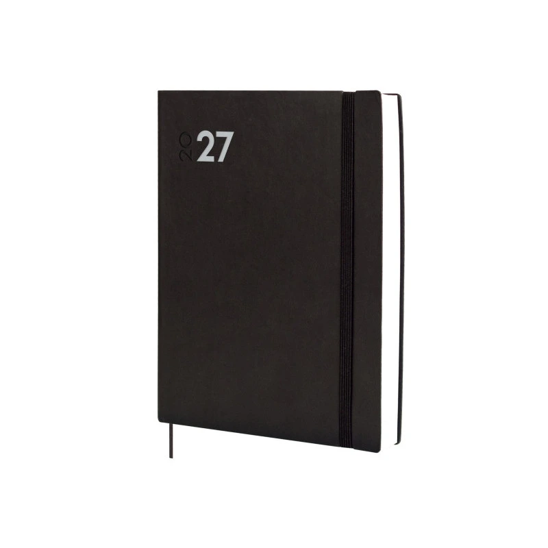 Finocam Dynamic Mara Agenda Profesional - Anual 2027 - 1 Dia por Pagina - Formato Y12 - 210x270mm - Goma Elastica - Tapa Blanda