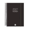 Finocam Espiral Basics Opaque Agenda - Anual 2027 - 1 Dia por Pagina - Formato E10 - 155x212mm - Espiral - Tapa de Polipropileno