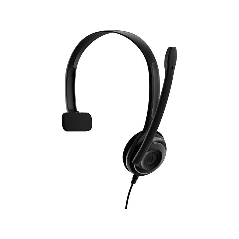 Epos PC 7 USB Auricular Monoaural con Microfono - Cable de 2m - Color Negro