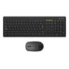 Unykach MK212 Pro Slim Wireless Pack de Teclado Inalambrico Slim 108 Teclas de Membrana + Raton Inalambrico 1600dpi, 3 Botones,