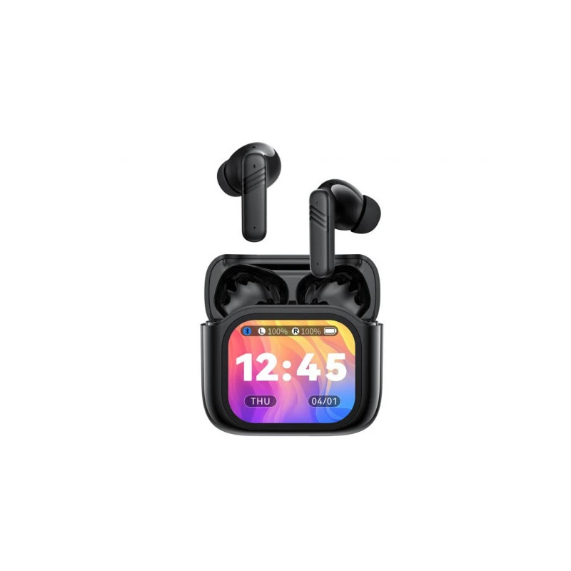 XO X50 Auriculares TWS - Bluetooth 6.0 - Cancelacion de Ruido ANC - Pantalla Tactil - Doble Microfono ENC - Modo Transparencia -