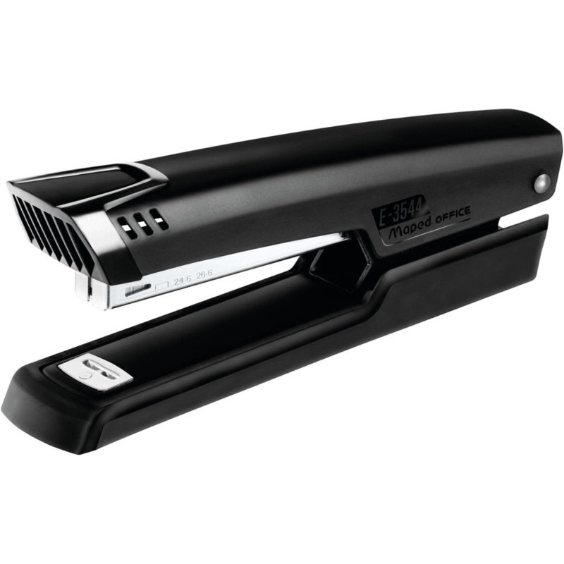 Maped Full Strip A-3544 Grapadora Metalica de Sobremesa - Hasta 25 Hojas - Admite Grapas 24/6 y 26/6 - Profundidad de 84mm - Gra