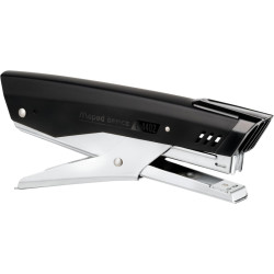 Maped E-4402 Grapadora Metalica de Tenaza - Hasta 25 Hojas - Admite Grapas 24/6 y 26/6 - Profundidad de 45mm - Color Negro