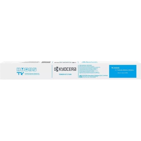 Kyocera TK8455 Cyan Cartouche de toner Original - 1T0C2MCNL0/TK8455C