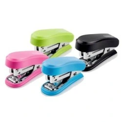 Novus Pack de 12 Mini Grapadoras Compactas - Hasta 12 Hojas - Grapado Cerrado y Abierto - Cada Grapadora Incluye 320 Grapas