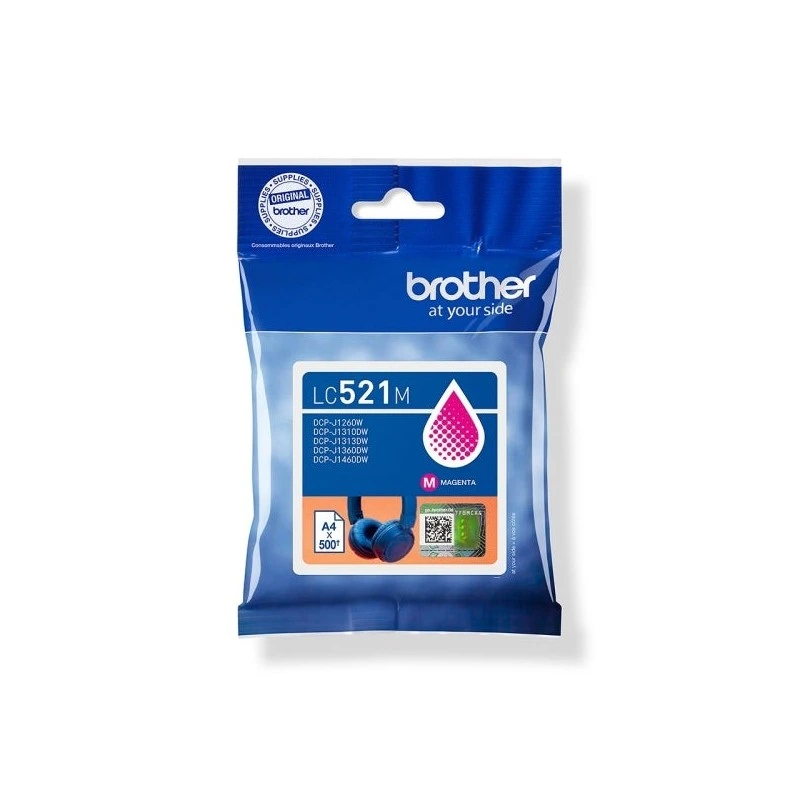 Brother LC521M Magenta Cartouche d'encre Original - LC521M