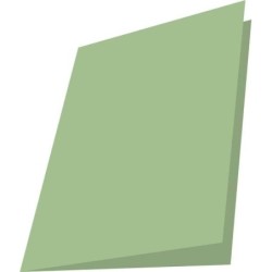 Mariola Pack of 50 Cardboard Subfolders 180gr - Folio Format - Fastener Slot - Green Color