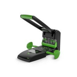 Novus B 2200 re+new Perforadora para Gruesos - Fabricado con Plastico Reciclado - Hasta 200 Hojas - Perforacion de 2 o 4