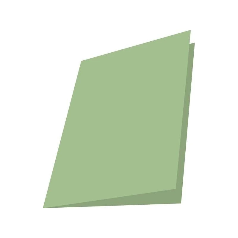 Mariola Pack of 50 Cardboard Subfolders 180gr - A4 Format - Fastener Slot - Green Color