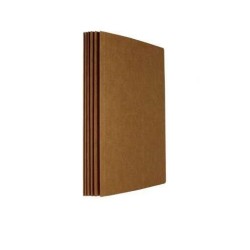 Mariola Pack of 50 Kraft Subfolders 200gr - Folio Format - Fastener Slot - Brown Color