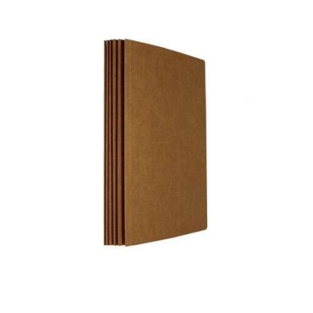 Mariola Pack de 50 Subcarpetas Kraft 200gr - Formato Folio - Ranura para Fastener - Color Marron