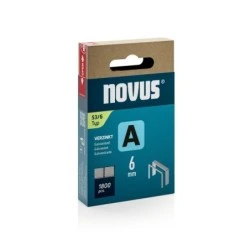 Novus A Tipo 53 Caixa de 1800 Agrafos 53/6 Galvanizados - Perna 6mm