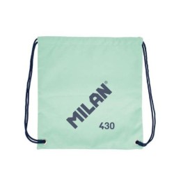 Milan Serie 1918 Large Strip Bag/Backpack - Light and Resistant 'ripstop' Fabric - Measurements 34x42x0,7cm - Color Green