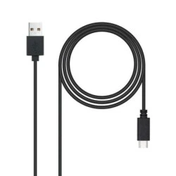 Nanocable USB 2,0 Cable 3A USB-C Male to USB-A Male 3m