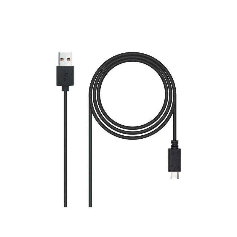 Cabo Nanocable USB 2.0 3A USB-C Macho para USB-A Macho 3m