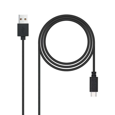 Cabo Nanocable USB 2.0 3A USB-C Macho para USB-A Macho 3m