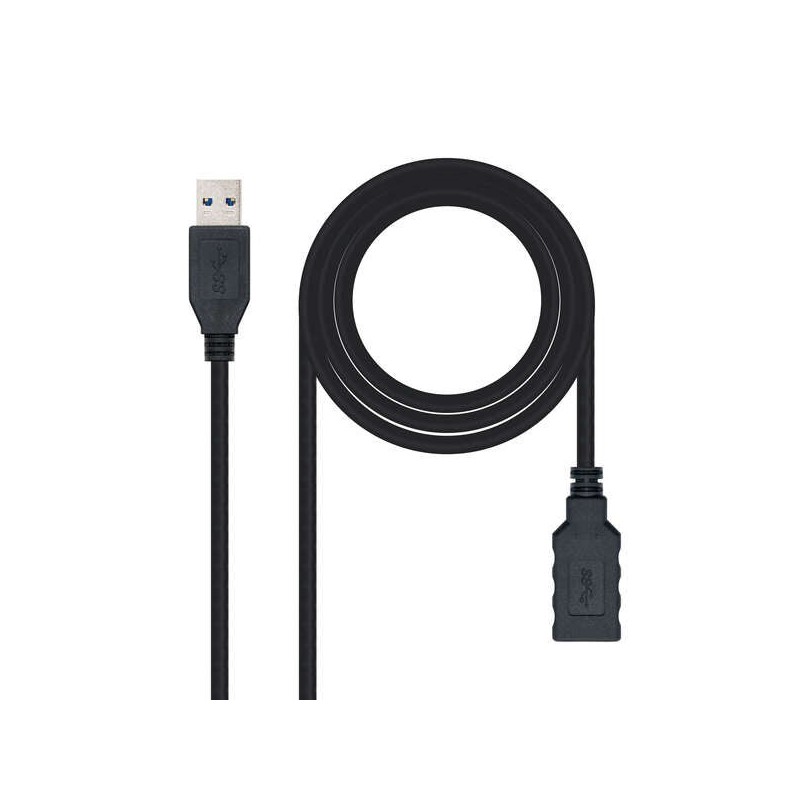 Nanocable Cable USB-A 3.0 Macho a USB-A Hembra 2m