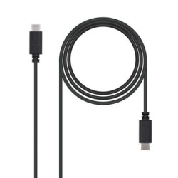 Nanocable USB-C 2.0 Macho para USB-C Macho Cabo 1m