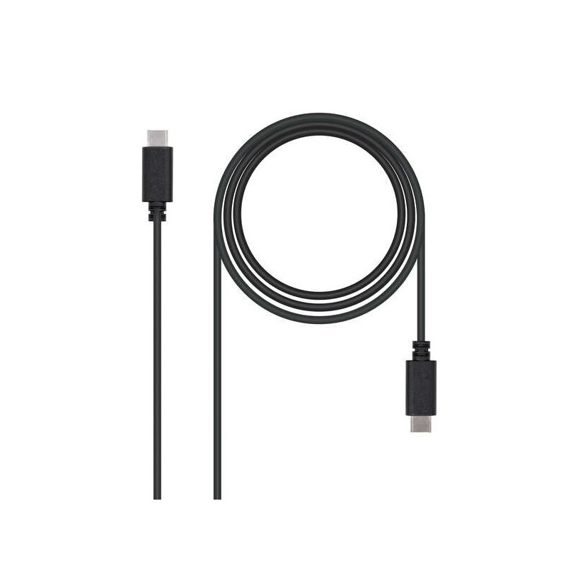 Nanocable USB-C 2.0 Macho para USB-C Macho Cabo 1m