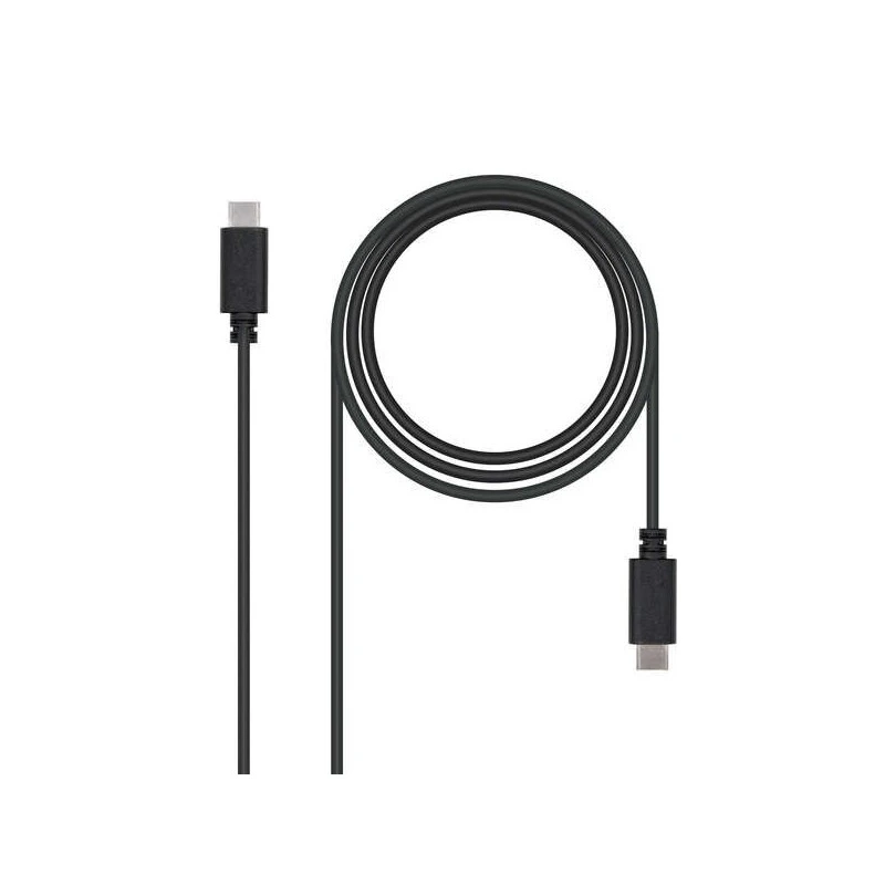 Nanocable USB-C 2.0 Macho para USB-C Macho Cabo 1m