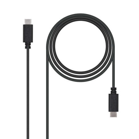 Nanocable USB-C 2,0 Male to USB-C Male Cable 1m