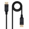 Câble Nanocable DisplayPort - DP/M - DP/M - 1,5 m - Couleur Noir