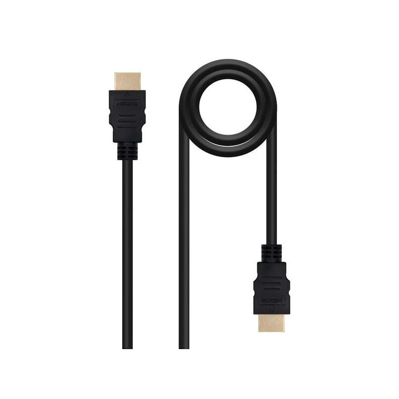 Câble Nanocable HDMI V1.4 (haute vitesse/Hec) A/M-A/M 10 m - Couleur noire
