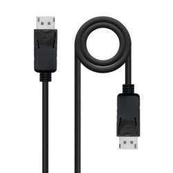 Cabo Nanocable Displayport 1.4 CCS DP/M-DP/M - Comprimento 3m - Cor Preto