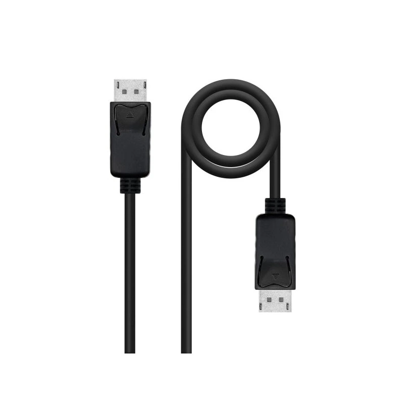 Cabo Nanocable Displayport 1.4 CCS DP/M-DP/M - Comprimento 3m - Cor Preto