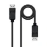 Cabo Nanocable Displayport 1.4 CCS DP/M-DP/M - Comprimento 3m - Cor Preto