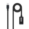 Câble d'extension Nanocable avec amplificateur USB-A 3.0 mâle vers USB-A femelle 10 m