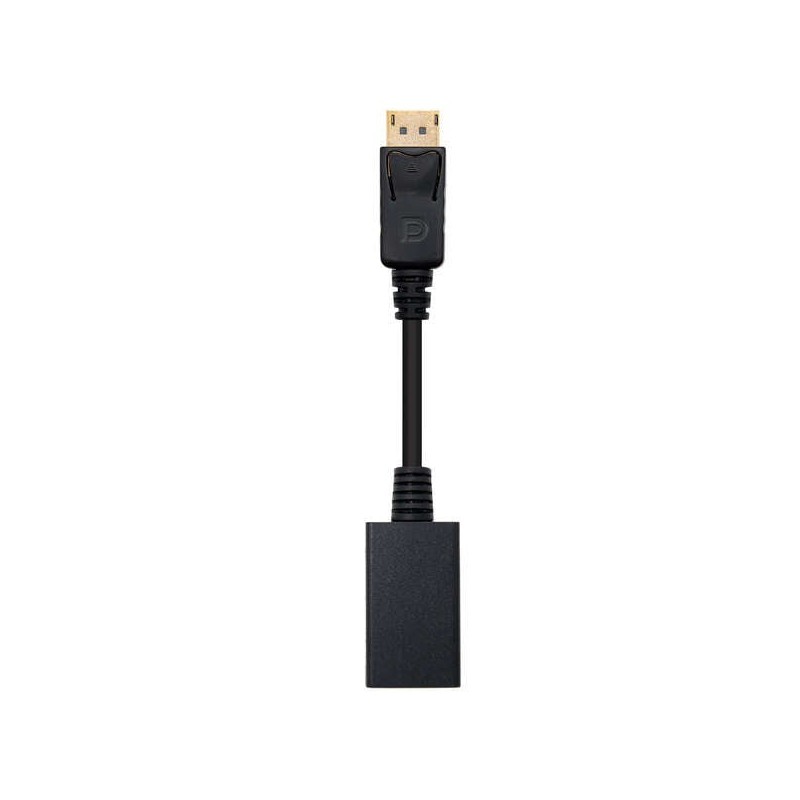 Convertisseur DisplayPort vers HDMI Nanocable - DP/M-HDMI A/H - 15 cm - Couleur Noir